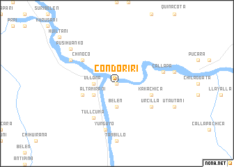 map of Condoriri