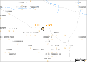 map of Condoriri