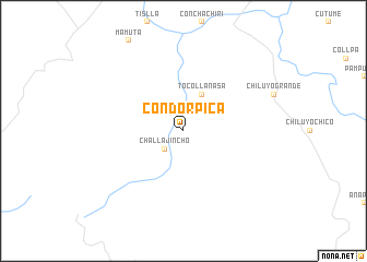 map of Condorpica