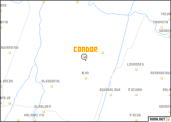 map of Cóndor