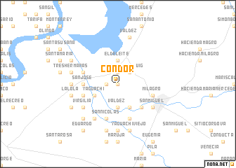 map of Cóndor