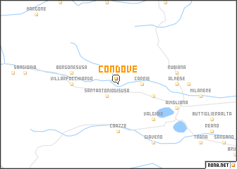 map of Condove