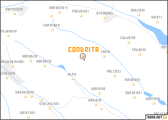 map of Condriţa