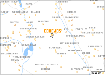 map of Conejos