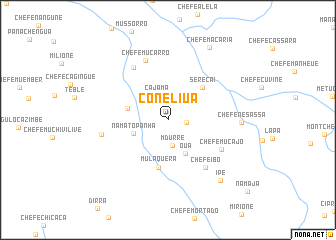 map of Conéliua