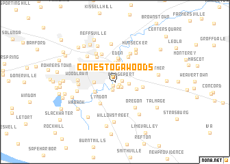 map of Conestoga Woods