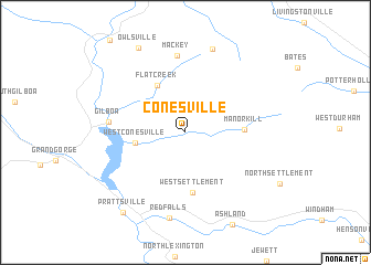 map of Conesville