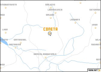 map of Coneta