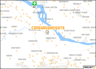 map of Conewago Heights