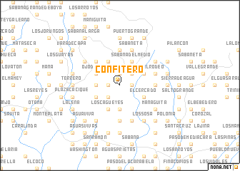 map of Confitero