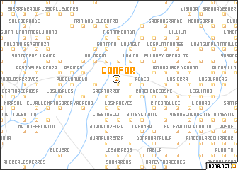 map of Confor