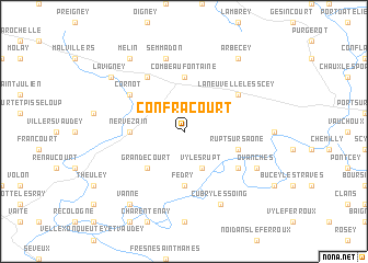 map of Confracourt