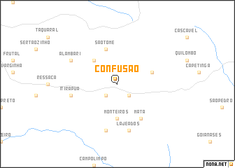 map of Confusão