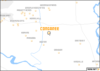 map of Congaree