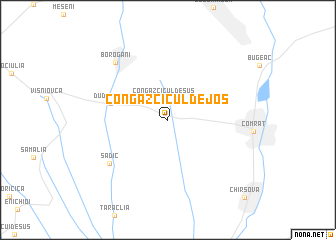 map of Congazcicul de Jos