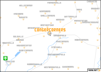 map of Conger Corners