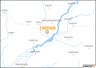 map of Conghua