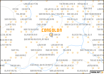 map of Congolón