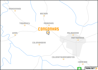 map of Congonhas