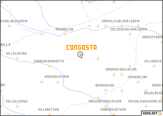 map of Congosta