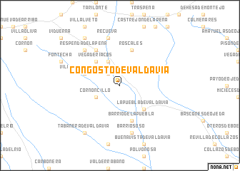 map of Congosto de Valdavia