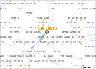 map of Congosto