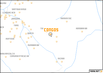 map of Congos