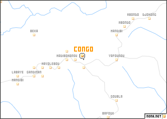 map of Congo