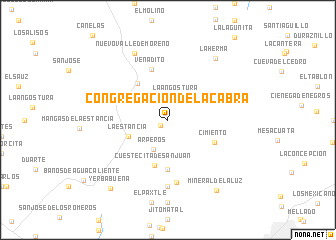 map of Congregación de la Cabra