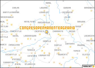 map of Congreso Permanente Agrario