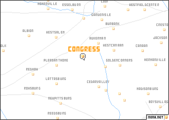 map of Congress