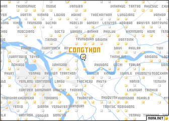 map of Công Thôn