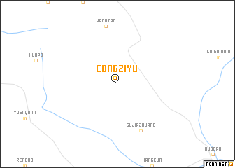 map of Congziyu