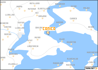 map of Coñico