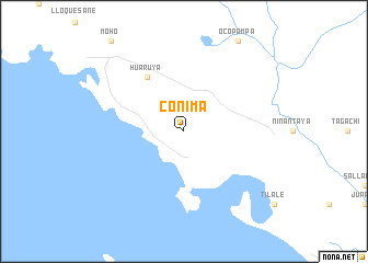 map of Conima