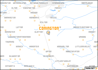 map of Conington