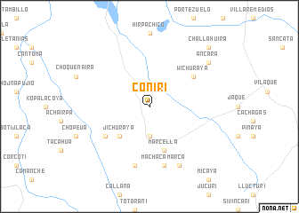 map of Coniri