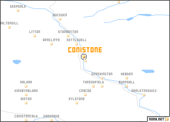 map of Conistone