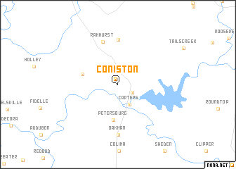 map of Coniston