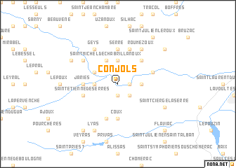 map of Conjols