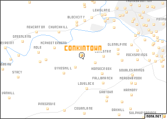 map of Conkintown