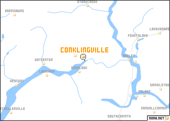 map of Conklingville