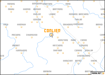 map of Còn Liên