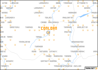 map of Côn Loan