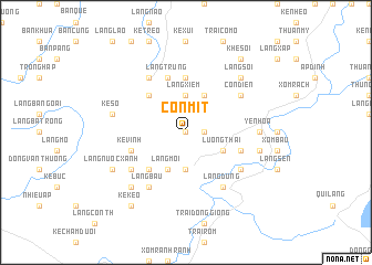 map of Cồn Mit
