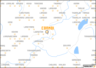 map of Cồn Mối