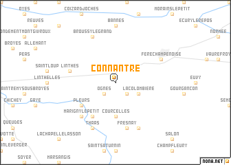 map of Connantre