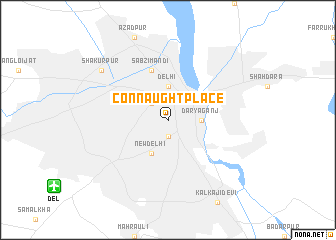 map of Connaught Place