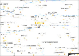 map of Conna