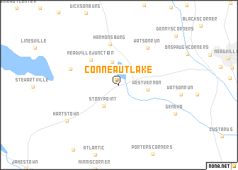 map of Conneaut Lake